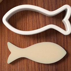 Snímek-obrazovky-2022-11-20-220222.png STL file Fish cookie cutter・Model to download and 3D print