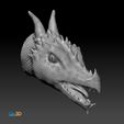 Dragon_Herreo.jpg STL file Dragon Heereo head model- HIGH POLYGON・3D printable design to download
