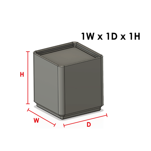 📦 Gridfinity Boxes Filled-in (Fusion 360)・ 3D File for 3D printing・Cults