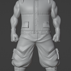 face.png 3D file DRAGON BALL - SERGEANT METALLIC FROM RED RIBBON ARMY・3D printable design to download