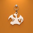 charizard-0.jpg POKEMON CHARIZARD SILHOUETTE PORTE-CLÉS (EASY PRINT NO SUPPORTS)