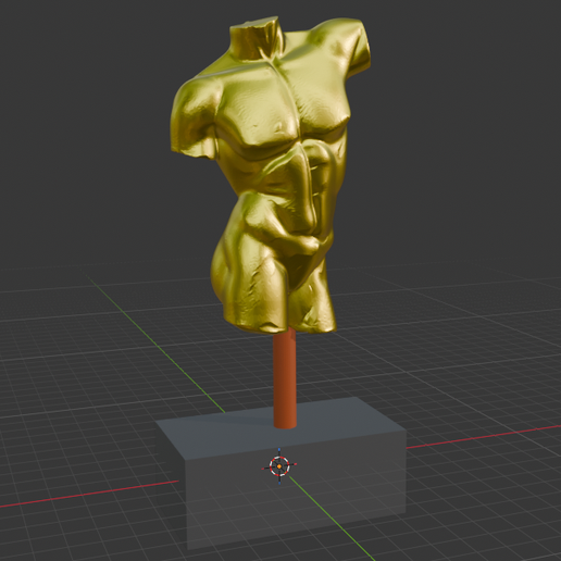 🗿 Venus Torso Sculpture | 3-Part STL | Modern Desk Decor | 3D Printable ...