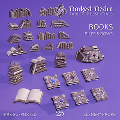 2021.03-BOOKS.png Books, Piles & Rows