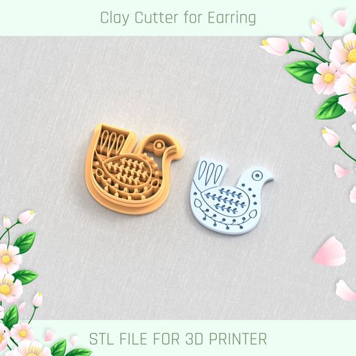 Folk Art Pigeon Clay Cutter