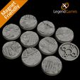 40mm-Trench-Base-Plain-Thumbnail.jpg 40mm Round Trench Crusade bases - LegendGames