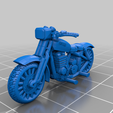 MotorBike03.png 28mm Motorbike for FWW, Dark Future, Gaslands and Other Post Apocalyptic Games