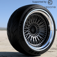brixton-tr20-1223.png Brixton Forged tr20 Rims 3d model for printing hot wheels and scale models