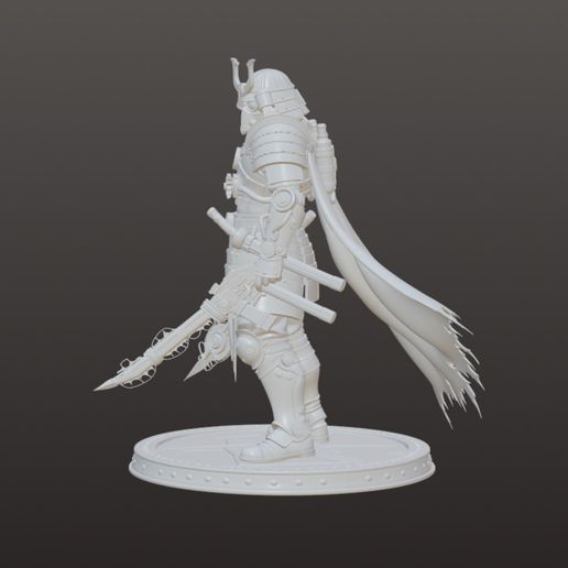 1000132323.jpg Cyber Samurai: The Proxy Protocol V2 (3D Printable)