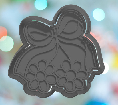 Coquette Daisy Cherry Cookie Cutter