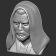 17.jpg Obi Wan Kenobi Star Wars bust 3D printing ready stl obj