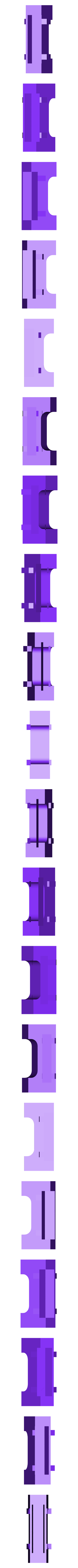 3DPrintedRailbike-EndCapBackx1.stl Chasis de bicicleta de ferrocarril