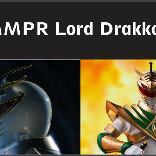 Fan-Made Lord Drakkon Helmet & Armor STL –  (Cosplay Set)