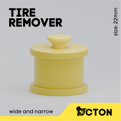 Tire-remover.png Tire Remover for 22mm RC Drift Scale Wheels 1/28 - 1/24