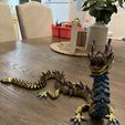 Flexi Print-in-Place Imperial Dragon with 3MF Included!
