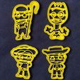 Woody, Jessie, Forky and Betty.jpg COOKIE CUTTER - WOODY, JESSIE, FORKY AND BETTY (TOY STORY 4)