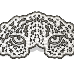 leopard.png Archivo STL Modelo 3D de Leopardo con Manchas Realistas para Impresión Bicolor・Modelo de impresión 3D para descargar