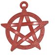 Pentacle-11-v14-000.jpg Ireland style Pentagram for magic Protection  witch  Pendant neck necklace earing  keychain pt-11 3d-print and cnc