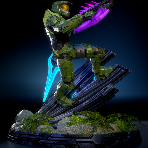 1_Side-full-2-87.png Halo Infinite Fanart - Master Chief 3d print figurine