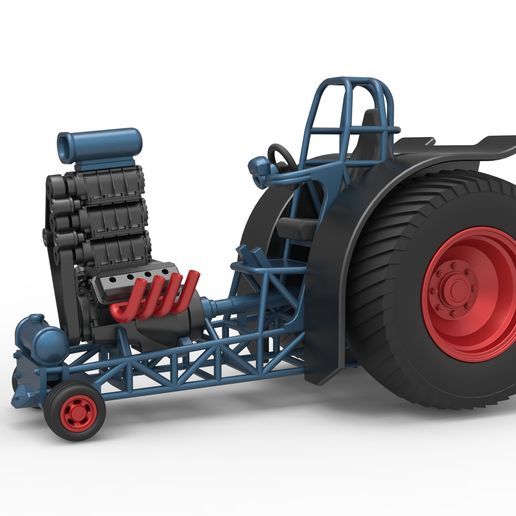 Fun short Super modified Pulling tractor Version 2 (1:25 Scale)