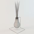 001_wire.jpg 3D Grass In Lamp model