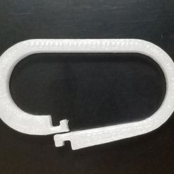 Tiny carabiner (load tested) by HD_Creator, Download free STL model