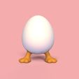 Cod142-Standing-Egg-1.jpeg 3D file Standing Egg・3D printer model to download