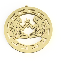 SIGNO-GEMINIZ-v1.png Fichier STL gratuit Porte-clés Gémeaux・Objet pour impression 3D à télécharger