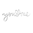 youandme.png YOU AND ME DECO _ WORDS DECORATION