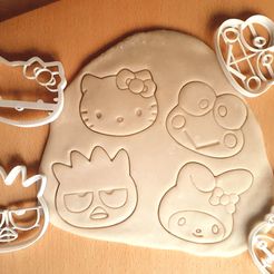WhatsApp-Image-2022-08-23-at-6.30.44-PM.jpeg x4 sanrio characters cookie cutter dough - kitty melody keroppi