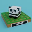 panda-2.jpg Minecraft panda model | STL file for 3D printing