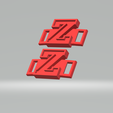 LETRA-Z.png buckle for laces letter Z