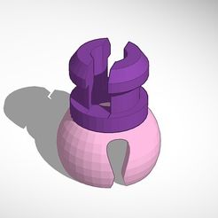 HoleClick_Base.jpg Free 3D file Popcorn Hole Click joints・3D printable model to download