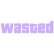 wastedtext.stl "Wasted" GTAV