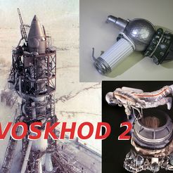 voskhod 2.jpg STL-Datei VOSKHOD 2 mission 3KD exit Aleksei LEONOV・Design für den 3D-Druck zum Herunterladen