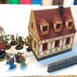 haus1.jpg medieval frame house - decoration - tabletop/wargaming terrain