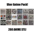 1111111111111111111111111111.jpg Uber Anime Pack! +260 Аниме STL!