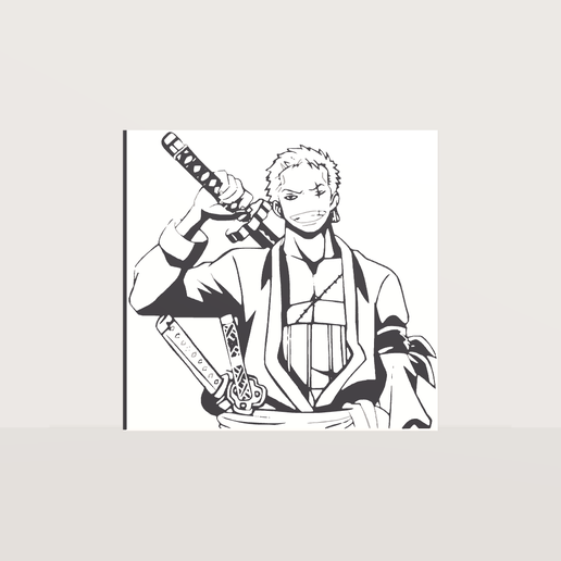Zoro Three Swords Keychain