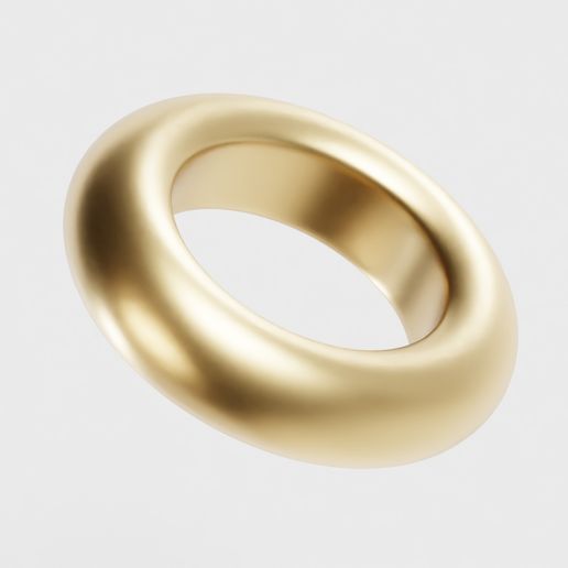 💍 Simple Ring・ STL File for 3D printing・Cults