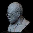 09.RGB_color.jpg Bernard Lowe (Jeffrey Wright) Westworld HBO - 3d print model, portrait, bust, sculpture - 200 mm tall