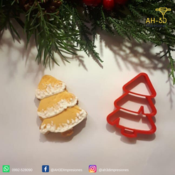 Arbol de navidad 3.png Fichier STL Emporte-pièce pour l'arbre de Noël・Modèle à télécharger et à imprimer en 3D