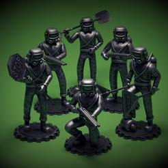 employees_with_weapons_cover_img.png Bundle | Lethal Company | Employees with weapons | Figures