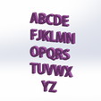 Ekran-görüntüsü-2025-06-08-182347.png 3D Printable Alphabet Letters A-Z – Bold Block Style