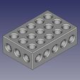 123-Block-Chamfered.jpg Precision Machinist 123 Block - 1" x 2" x 3" - 3/8" Holes - Chamfered and Non-Chamfered - 3D Printable STL File
