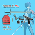 MC-STL-Files.png MC Protagonist Persona 3 Reload Full Cosplay Battle Equipment S.E.E.S Pack (All S.E.E.S Equipment + MC's accesories + Weapon) STL Files