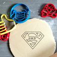 superman-dad.jpg Superman Super Dad Cookie Cutter