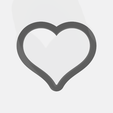 047.png Polymer Clay Heart Cutter #047