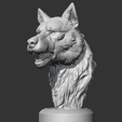 05.png Wolf Head AM02 3D print model