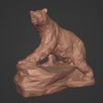 I4-2.jpg Polygonal Bear Figurine