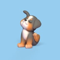 Cod69-Dog-Scratching-3.jpeg 3D-Datei Hundekratzen・3D-Druckvorlage zum Herunterladen