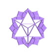 merkaba mandala.stl Merkabah symbol in lotus flower, Sacred Geometry, Star Tetrahedron -  tag, wall decor print, energetic keychain, fridge magnet